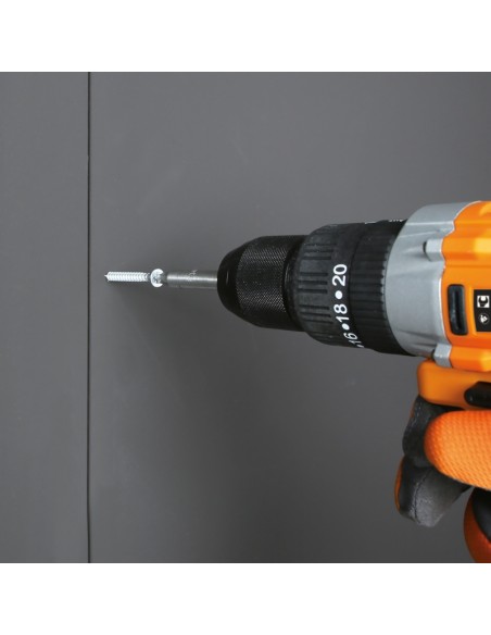 Kit trapano avvitatore a percussione 20V BRUSHLESS