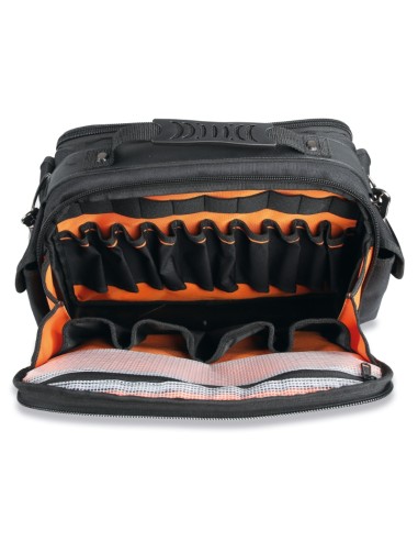 Borsa portautensili ad apertura ampia