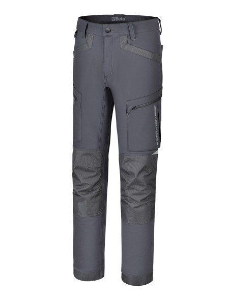 Pantaloni da lavoro multitasche elasticizzati in Graphene