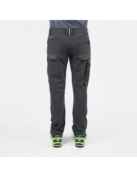 Pantaloni da lavoro multitasche elasticizzati in Graphene