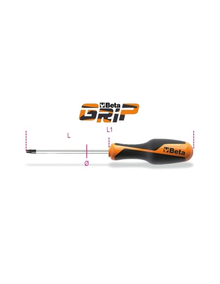 Chiavi maschio con impugnatura per viti con impronta Torx®