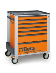 Cassettiera BW C24S mobile con sette cassetti e assortimento di 235 utensili