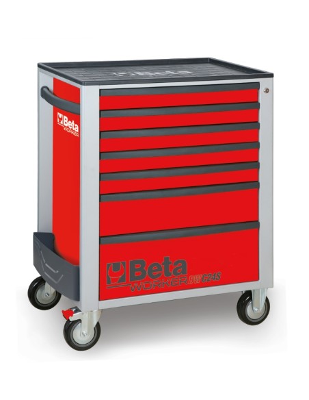 Cassettiera BW C24S mobile con sette cassetti e assortimento di 235 utensili Cassettiera BW C24S mobile con sette cassetti e assortimento di 235 utensili