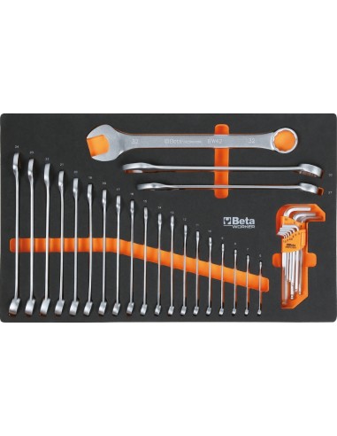 Cassettiera BW C24S mobile con sette cassetti e assortimento di 235 utensili