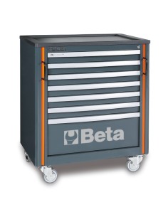 Cassettiera mobile con 7 cassetti per arredo officina