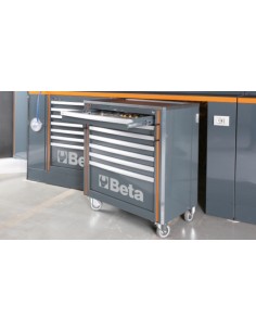 Cassettiera mobile con 7 cassetti per arredo officina 2