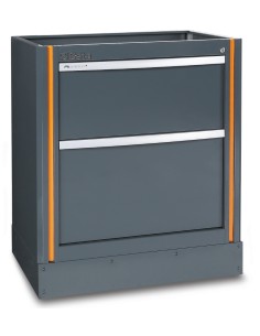 Modulo fisso con 2 cassetti per arredo officina