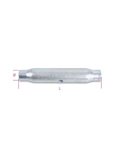 Canaule a tubo per tenditori zincate 2