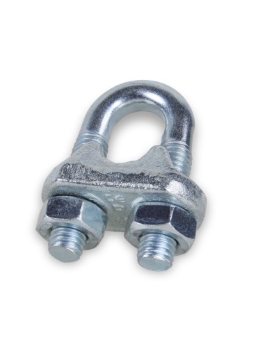 Morsetto per fune in acciaio zincato