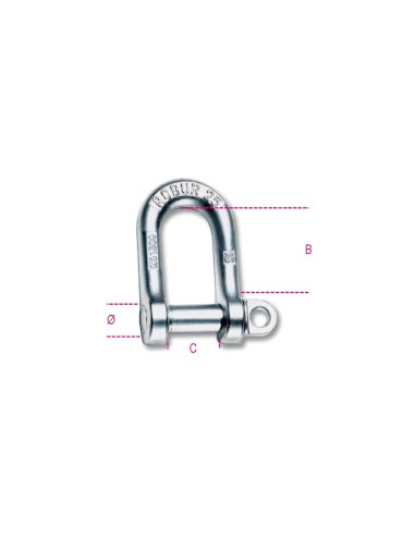 Grilli per sollevamento diritti, tipo largo acciaio al carbonio zincati