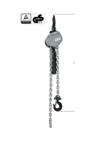 Paranco a leva compatto