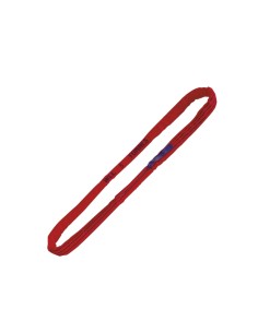 Braca per sollevamento 5t nastro ad anello continuo, rosso tessuto in poliestere 2