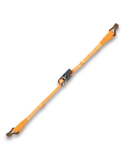 Sistemi di legatura con 2 ganci ed asole, cricchetto tenditore LC 400kg nastro i