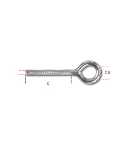 Viti ad occhio per tasselli inox AISI 316 2