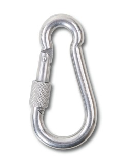 Moschettoni con ghiera inox AISI 316