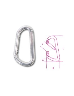 Moschettoni trapezoidali inox AISI 316 2