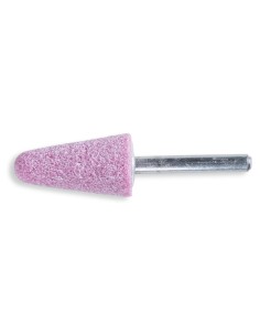 Mole abrasive con gambo, granuli abrasivi di corindone rosa con legante ceramico