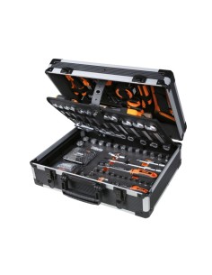 Valigia con assortimento di 163 utensili