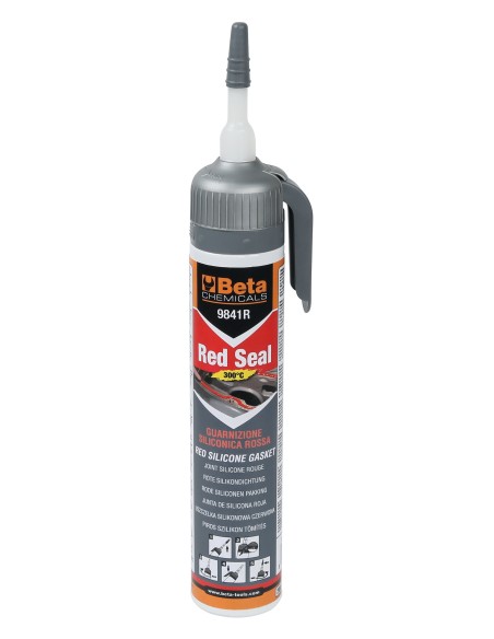 Guarnizione siliconica rossa a reticolazione acetica Guarnizione siliconica rossa a reticolazione acetica