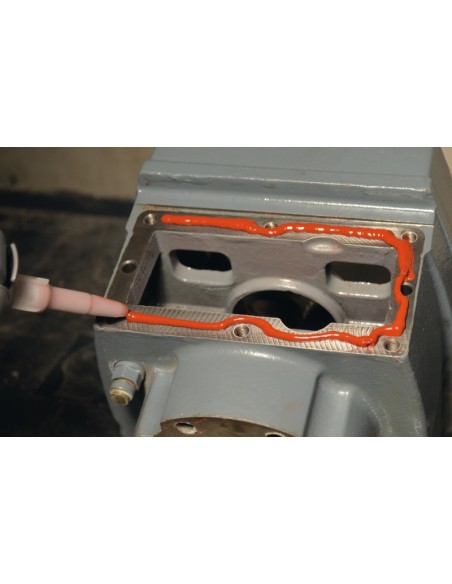 Guarnizione siliconica rossa a reticolazione acetica Guarnizione siliconica rossa a reticolazione acetica