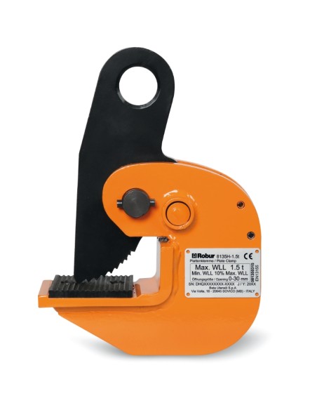 Pinza per sollevamento orizzontale di superfici piane con durezza max 30HRC/300H Pinza per sollevamento orizzontale di superfici piane con durezza max 30HRC/300H