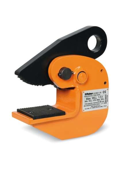 Pinza per sollevamento orizzontale di superfici piane con durezza max 30HRC/300H Pinza per sollevamento orizzontale di superfici piane con durezza max 30HRC/300H