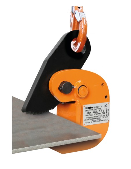 Pinza per sollevamento orizzontale di superfici piane con durezza max 30HRC/300H Pinza per sollevamento orizzontale di superfici piane con durezza max 30HRC/300H