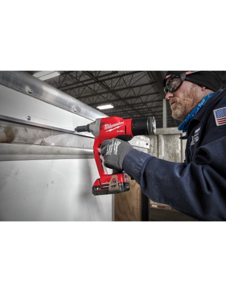 RIVETTATRICE 18V 2X2AH 4,8-6-6,4-7