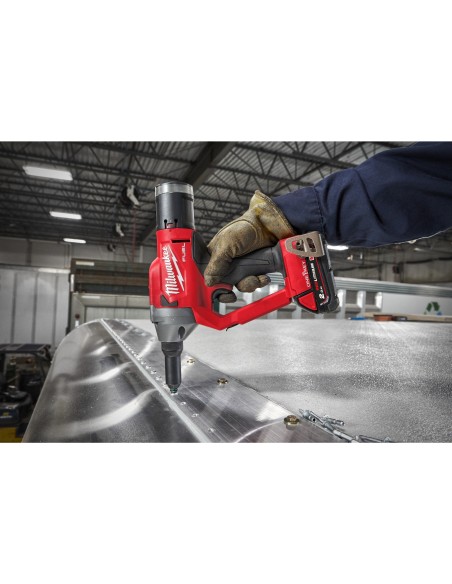 RIVETTATRICE 18V 2X2AH 4,8-6-6,4-7