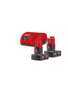 KIT BATTERIE 12V 2X6AH +CARICA