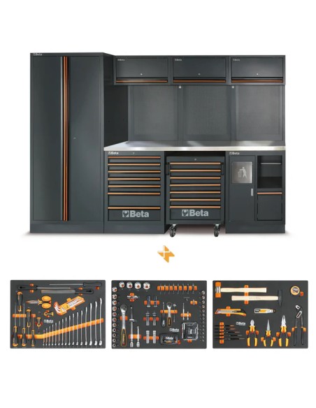 Arredo Beta C45PRO con 196 Utensili e Saldatrice Omaggio Arredo Beta C45PRO con 196 Utensili e Saldatrice Omaggio