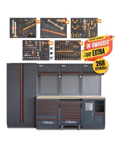 Arredo Beta C45PRO 2.0 con 268 Utensili e Saldatrice Omaggio