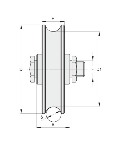 RUOTA D.120 G.T. CON INGR.