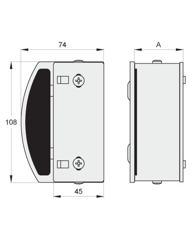 BATTENTE PORTA INCONTRO X TUBO 30
