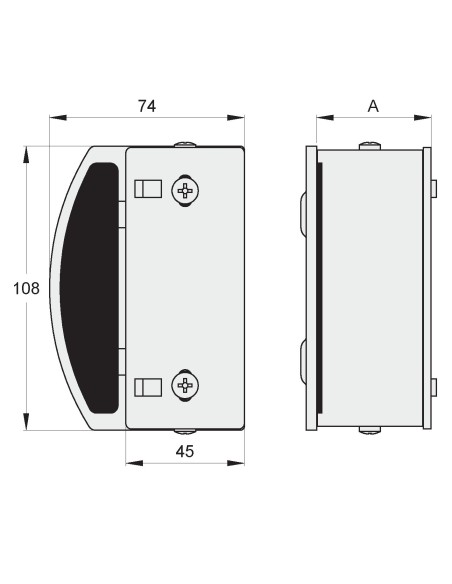 BATTENTE PORTA INCONTRO X TUBO 30