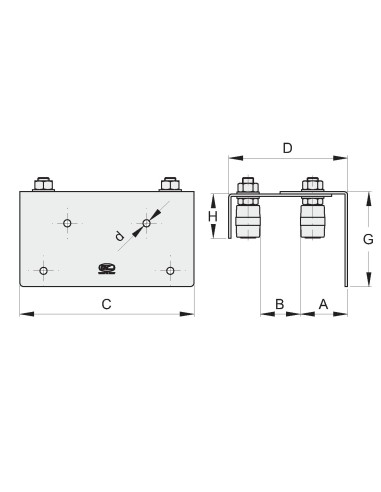 PIASTRA REG. DI GUIDA SUP. C.4 OLIVE 117