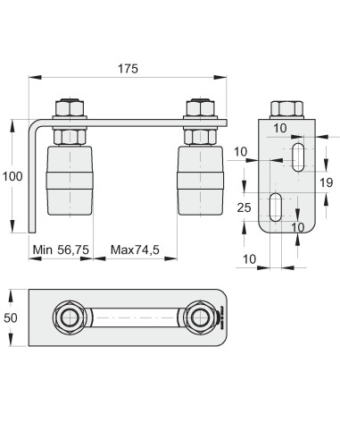 PIASTRA REG. A MURO 2 OLIVE ART.118