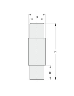 PERNO SUP.X CARDINE F.B.18 MA TUB. 30X3 2