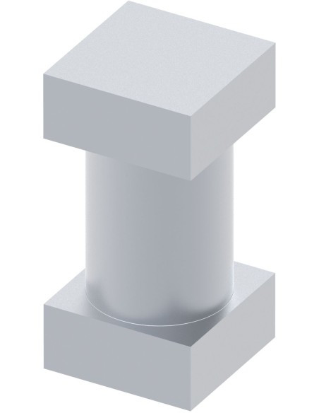 PERNO SUP. X QUADRO 35MM - TONDO D.30 MM