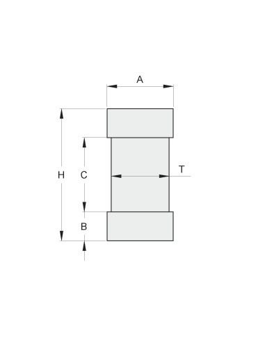 PERNO SUP. X QUADRO 35MM - TONDO D.30 MM