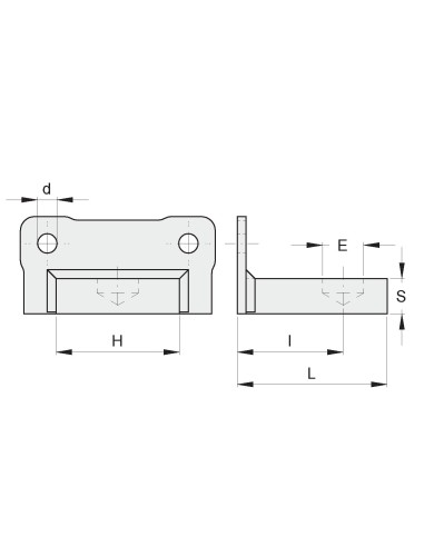 PIASTRA DI GUIDA INFERIORE PER Q. 30