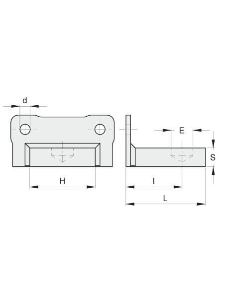 PIASTRA DI GUIDA INFERIORE PER Q. 30