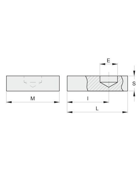 PIASTRA DI GUIDA INF. A SALD. PER Q. 30