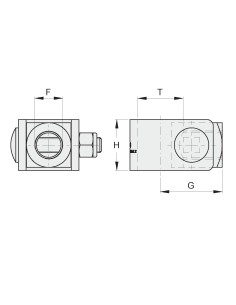 CARDINE PASSANTE ZINC. M18 PER CANC.F.B. 2