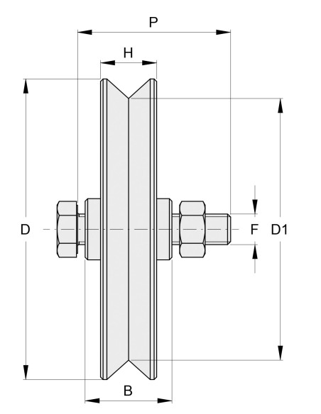 RUOTA D.60 GOLA A V C.UN CUSC.