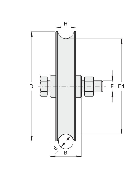R.D.90 GOLA MEZZATONDA 20MM 1 CUSC.