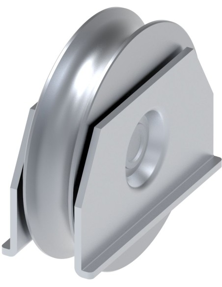 RUOTA D. 75 G.T. 16 MM PIASTRE A SALDARE