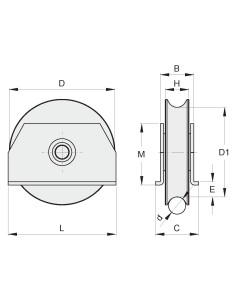 RUOTA D.100 2 CUSC. G.T.20 PIASTRE A S. 2