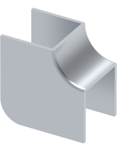 COPRIANGOLO ZINCATO ARROTONDATO DA 10 MM