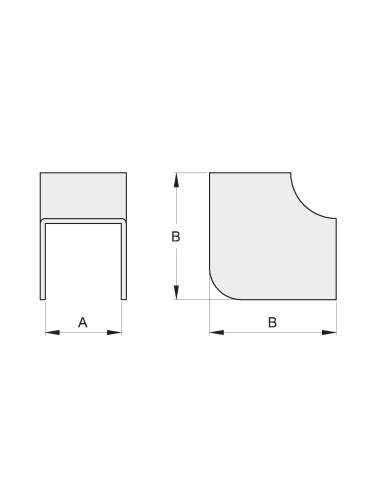 COPRIANGOLO ZINCATO ARROTONDATO DA 10 MM